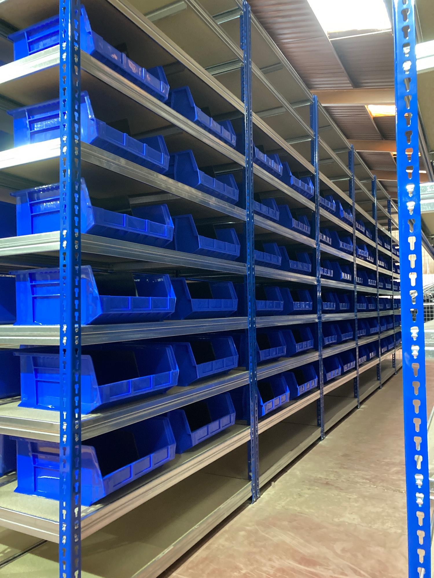 Parts Department Shelving for a Volvo Dealership