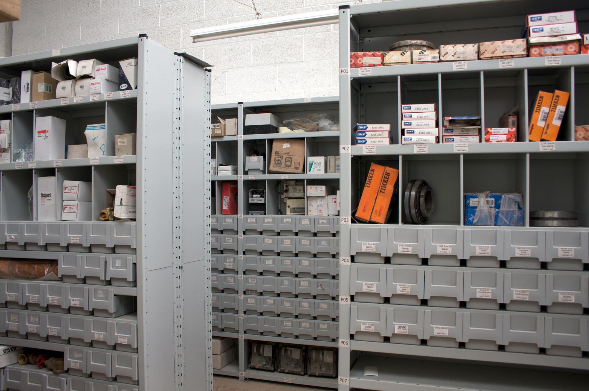 Shelves and drawers