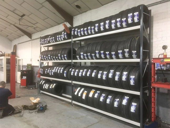 Tyres on the shelves